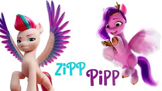 MLP Generation 5  New Characters Introduction Pipp Petals amp Zipp Storm [upl. by Adnam]