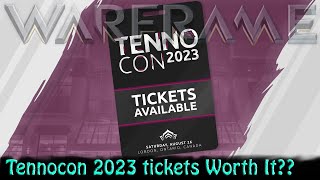 Warfame  What Comes With Tennocon 2023 tickets [upl. by Ruvolo487]