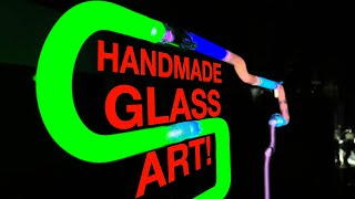 Blown Glass Neon Art Sculpture [upl. by Shell]