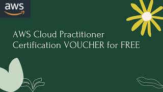 How I got AWS Cloud Practitioner Certification voucher for FREE [upl. by Daren]