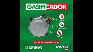 GASIFICADOR ATIKER 3RA GENERACIÓN 🌳🌎🚗 [upl. by Kearney]