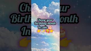 A laters birthday vs S la choose your birthday month and see your cake  MR KS Shorts  shorts [upl. by Annayad]