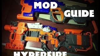 The ULTIMATE Nerf Hyperfire Mod Guide Double ROF amp More [upl. by Takeshi]