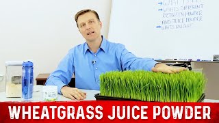 What is Wheatgrass Juice Powder Benefits Explained By Dr Berg [upl. by Atined]