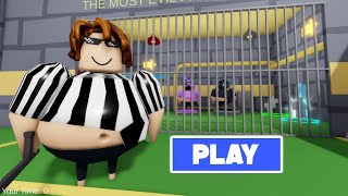 FOOTBALL BARRYS PRISON RUN OBBY ROBLOX roblox obby [upl. by Eelak]