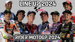 Rider Motogp 2024  Line up Motogp 2024  Motogp 2024  Motogp Hari ini [upl. by Rosenkrantz952]