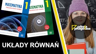 Rozwiązywanie układów równań metodą przeciwnych współczynników Klasa1 Podręcznik OE zadanie 3 c d [upl. by Ellehcyt]