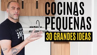 30 Ideas para COCINAS PEQUEÑAS y MODERNAS  Abel de González [upl. by Aggie]