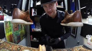 ASMR Tingles Galore  Cole Haan Zero Grand  ASMR Shoe Shine by Jason Dornstar [upl. by Legra605]