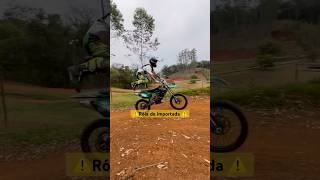 Pilotagem não recomendada hahaha motocross trilha kawasaki motoboy [upl. by Akiria]