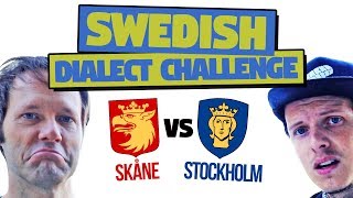 Swedish Dialect Challenge with TheSwedishLad [upl. by Ahcmis]