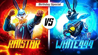 Finally Raistar Vs White444 🤯🔥Raistar Handcam Gameplay🤯❤ Must Watch  Garena Free Fire Max [upl. by Eiralih]