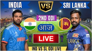 Live IND Vs SL Match Score  Live Cricket Match Today IND vs SL 2nd Odi live 1st innings livescore [upl. by Ishmael]