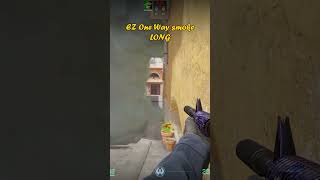 EZ ONE WAY SMOKE LONG cs2 counterstrike2 counterstrike nades inferno oneway [upl. by Maro]