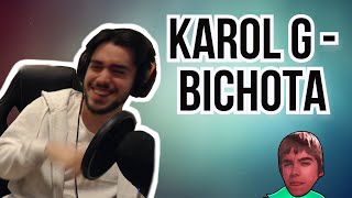 REACCIÓN A  KAROL G  BICHOTA OFFICIAL VIDEO [upl. by Asirram685]