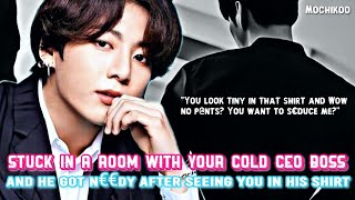 4 Stuck in Room with your cold Ceo boss and he got n€€dy after seeing you in his [upl. by Areemas]