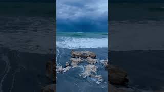 Erosion exposed more rocks beach cloudyweather [upl. by Callum6]