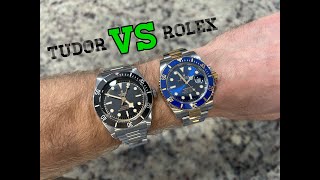 Rolex Submariner vs Tudor Black Bay Heritage  ProsCons comparison [upl. by Cornia]