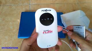 REVIEW Mifi 3G Unlock Murah Rp 190rb ADVAN JR108 [upl. by Ahsirahc]