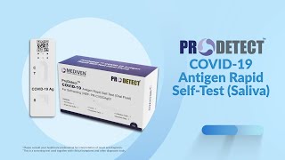 ProDetect Saliva Self Test  Now Everyone Can Test [upl. by Emya90]