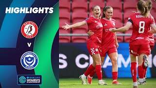 Robins Down Pompey  Bristol City v Portsmouth Highlights  Barclays Womens Championship [upl. by Rosol]