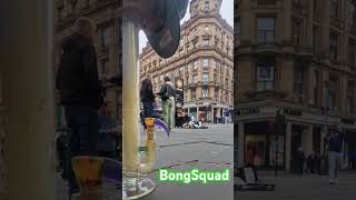 Ben Monteith busking at Glasgow St Enoch centre 420 culture legal lifestyle prescription art [upl. by Ssur]