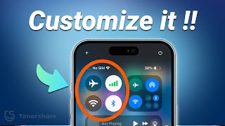 🤯 Customize iOS 18 Control Center  Add WiFi Bluetooth AirDrop Cellular Toggle in 1 Minutes [upl. by Remus]