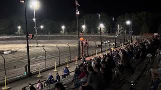 Sycamore Speedway Limited Late Model Heat Race 1 82424 [upl. by Eelak]