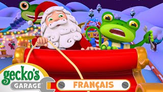 Gecko sauve le Père Noël  Le Garage de Gecko｜Camions pour enfants [upl. by Negem]