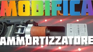 Ninebot es2 rinforzare ammortizzatore posteriore senza smontare la ruota modifica in 5 minuti🛴 [upl. by Eigna]