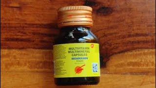 MULTIVITAMIN MULTIMINERAL BECADEXAMIN [upl. by Reema]