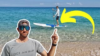 The SECRET to STANDING in the right spot  Paddle board tips [upl. by Audras325]