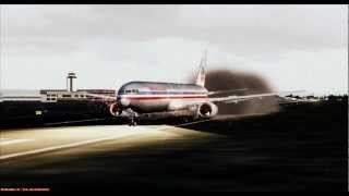 American Airlines Boeing 767 Engine Fire [upl. by Robbi]