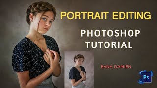 Portrait Editing in Photoshop  Full Tutorial [upl. by Aicek]