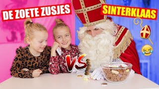 SINTERKLAAS vs DE ZOETE ZUSJES Wie Wint De Meeste 1 Minuut Challenges ♥DeZoeteZusjes♥ [upl. by Floridia861]