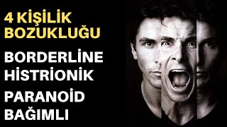 SIK KARÅžILAÅžILAN 4 KÄ°ÅžÄ°LÄ°K BOZUKLUÄžU BORDERLÄ°NEPARANOÄ°DHÄ°STRÄ°ONÄ°K VE BAÄžIMLI [upl. by Patric]