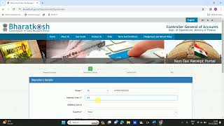 How to pay CGHS Card fee online on Bharat kosh [upl. by Rainie]