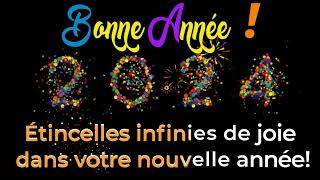 Bonne Année 2024  vidéo pour de joyeuses fêtes et la fin de lannée [upl. by Simpson]