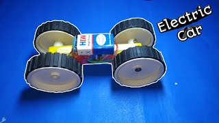 How to Make a Powerful Electric Car  At Home  Easily  Awesome Ideas [upl. by Idet871]