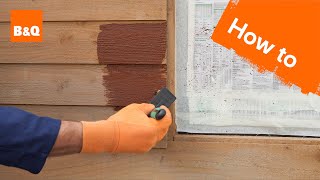 How to paint a shed or fence [upl. by Ttimme96]