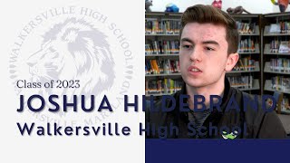 Walkersville High Student Spotlight Joshua Hildebrand [upl. by Eryn656]