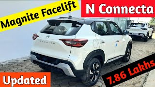 First On Yutube  2024 Nissan Magnite N Connecta Variant Review  Price  Features [upl. by Ecargyram790]