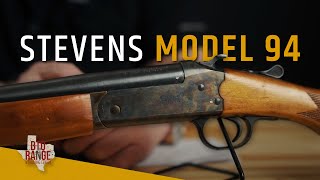 Remembering the Past Stevens 94F Shotgun with a Monster Barrel  BTO Range [upl. by Rimaa745]