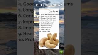 Health Benefits of Cashews [upl. by Assertal764]