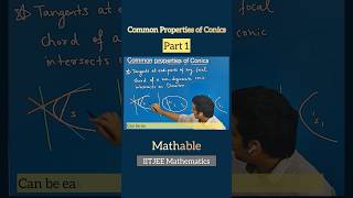 All Conic Sections  Common Properties of Parabola Ellipse amp Hyperbola education iitjee [upl. by Eetse]