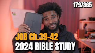 Study the Bible in One Year  Job Ch3942 [upl. by Slaohcin]