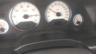 Opel Zafira OPC acceleration 0160kmh on first 3th gear [upl. by Neslund]