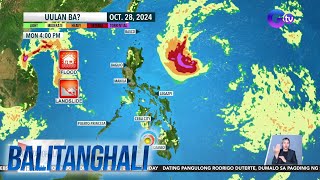 Bagyong LeonPH humabol ngayong Oktubre  Weather update today Balitanghali [upl. by Noiemad194]