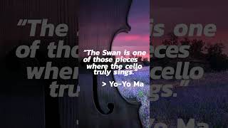 And if YoYo Ma says it 😊🫶✨ cellomusic yoyoma theswan [upl. by Ylaek]