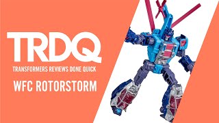 TRDQ Transformers Generations Selects Rotorstorm Review [upl. by Sallee]